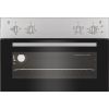 Indesit DII10NS Built In Electric Double Oven in Silver A Rated