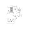 Hotpoint DUH10DB Built Under Double Oven in Black and Stainless Steel A Rated