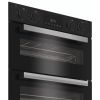 Hotpoint DUH10DB Built Under Double Oven in Black and Stainless Steel A Rated
