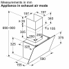 Bosch DWK65DK60B Chimney Hood