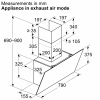 Bosch DWK85DK60B Chimney Hood