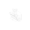 Elica BLOOM-LUX-DEK Bloom Lux 85cm Angled Chimney Hood - Dekton
