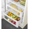 Smeg FAB28LCR6UK 60cm Retro Free Standing Fridge With Ice Box in Cream, Left hand hinge