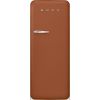 Smeg FAB28RDRU6 60cm Retro Free Standing Fridge With Ice Box in Rust Effect, Right hand hinge