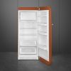 Smeg FAB28RDRU6 60cm Retro Free Standing Fridge With Ice Box in Rust Effect, Right hand hinge