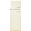 Smeg FAB30LCR6UK Static Fridge Freezer, 80/20, Cream, C Rated