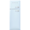Smeg FAB30LPB6UK Static Fridge Freezer, 80/20, Pastel Blue, C Rated