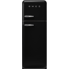 Smeg FAB30RBL6UK Static Fridge Freezer, 80/20, Black, C Rated