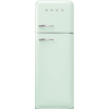 Smeg FAB30RPG6UK Static Fridge Freezer, 80/20, Pastel Green, C Rated