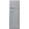 Smeg FAB30RSV6UK Static Fridge Freezer, 80/20, Silver, C Rated