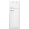 Smeg FAB30RWH6UK Static Fridge Freezer, 80/20, White, C Rated
