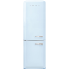Smeg FAB32LPB6UK No Frost Fridge Freezer, 50s Style, Pastel Blue, C Rated