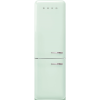 Smeg FAB32LPG6UK No Frost Fridge Freezer, 50s Style, Pastel Green, C Rated