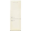 Smeg FAB38RCR6 No Frost Fridge Freezer, 706 mm wide, Cream, C Rated