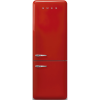 Smeg FAB38RRD6 No Frost Fridge Freezer, 706 mm wide, Red, C Rated