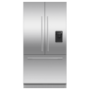 Fisher and Paykel RS90AU3 90cm Fully Integrated Fridge Freezer, French doors