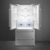Smeg FQ55FXDE Frost Free American Fridge Freezer - Pet Inox Look - E Rated