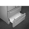 Smeg FQ55FXDE Frost Free American Fridge Freezer - Pet Inox Look - E Rated