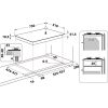 Hotpoint FTGHG751DHBK 75cm Black Gas On Glass Hob - Front Controls