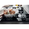 Hotpoint FTGHG751DHBK 75cm Black Gas On Glass Hob - Front Controls