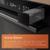Hotpoint HCS9A9PHTSBA Built In 45cm Multifunction Compact Steam Oven