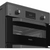 Hotpoint HDE6IDC2SA Induction Electric Cooker with Double Oven, Antracite, A Rated