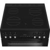 Hotpoint HDE6VDB1 60cm Freestanding Electric Ceramic Double Oven Cooker with Multiflow