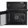 Hotpoint HDE6VDB1 60cm Freestanding Electric Ceramic Double Oven Cooker with Multiflow
