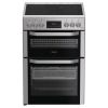 Hotpoint HDE6VDCAX 60cm Freestanding Electric Double Oven Cooker with Air Fry - Stainless Steel
