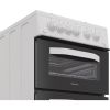 Hotpoint HDG5GCW 50cm Freestanding Gas Double Oven Cooker - White