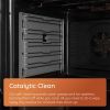 Hotpoint HDG6GDCB1 Gas Cooker with Double Oven, Black, A+ Rated