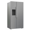 Hotpoint HPG26573WXP4UK Dual No Frost Side by Side American Fridge Freezer with Water and Ice Dispenser - Inox - 91CM - 578L
