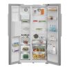 Hotpoint HPG26573WXP4UK Dual No Frost Side by Side American Fridge Freezer with Water and Ice Dispenser - Inox - 91CM - 578L
