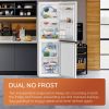 Hotpoint HPG26573WXP4UK Dual No Frost Side by Side American Fridge Freezer with Water and Ice Dispenser - Inox - 91CM - 578L