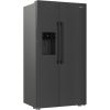 Hotpoint HPG26574WXBR5UK Dual No Frost Side by Side American Fridge Freezer with FreshShield - Inox - 91CM