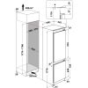 Hotpoint HTC18T322 Total No Frost Integrated Fridge Freezer, Active Fresh, MultiCool Flow, Sliding Hinge, 70/30, E Rated