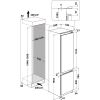 Hotpoint HTC20T322 Total No Frost Integrated Fridge Freezer, Sliding Hinge, Extra Tall, 70/30, E Rated