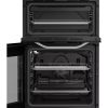 Hotpoint HTE5VCW 50cm Freestanding Electric Ceramic Twin Cavity Cooker - White