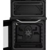 Hotpoint HTE5VCW 50cm Freestanding Electric Ceramic Twin Cavity Cooker - White