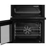 Hotpoint HTE6VDCB1 Ceramic Electric Cooker with Separate Grill, Black, A Rated