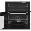 Hotpoint HTE6VDCW 60cm Ceramic Electric Cooker with Separate Grill, White, A Rated