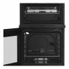 Hotpoint HTG5GCB 50cm Gas Twin Cavity Cooker - Black