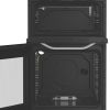 Hotpoint HTG5GCWL 50cm Twin Cavity Gas Cooker with Glass Lid in White 59L