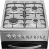 Indesit I5G3PMX Freestanding 50cm Dual Fuel Single Cavity Steam & Clean Cooker in Stainless Steel Inox A Rated