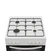 Indesit I6G3PMWUK 60cm Dual Fuel Single Oven Cooker - White A Rated