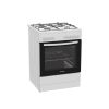 Indesit I6G3PMWUK 60cm Dual Fuel Single Oven Cooker - White A Rated
