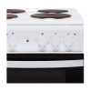 Indesit ID5E92KMW Freestanding Solid Plate Hob Electric Cooker