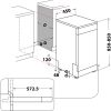 Hotpoint HF9E1B19UK Freestanding Slimline Dishwasher
