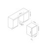 Caple WI6235BG Built-In Wine Cooler - Black Glass - G Rated