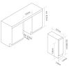 Caple WI159 Undercounter Single Zone Slimline Wine Cooler Stainless Steel